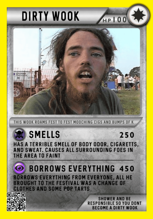 Dirty Wook Festicards Trading Card