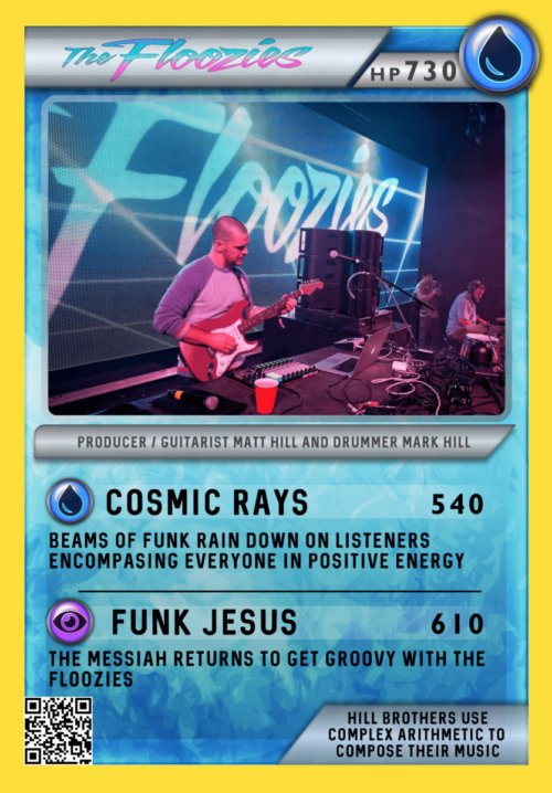The Floozies Festicards Trading Card