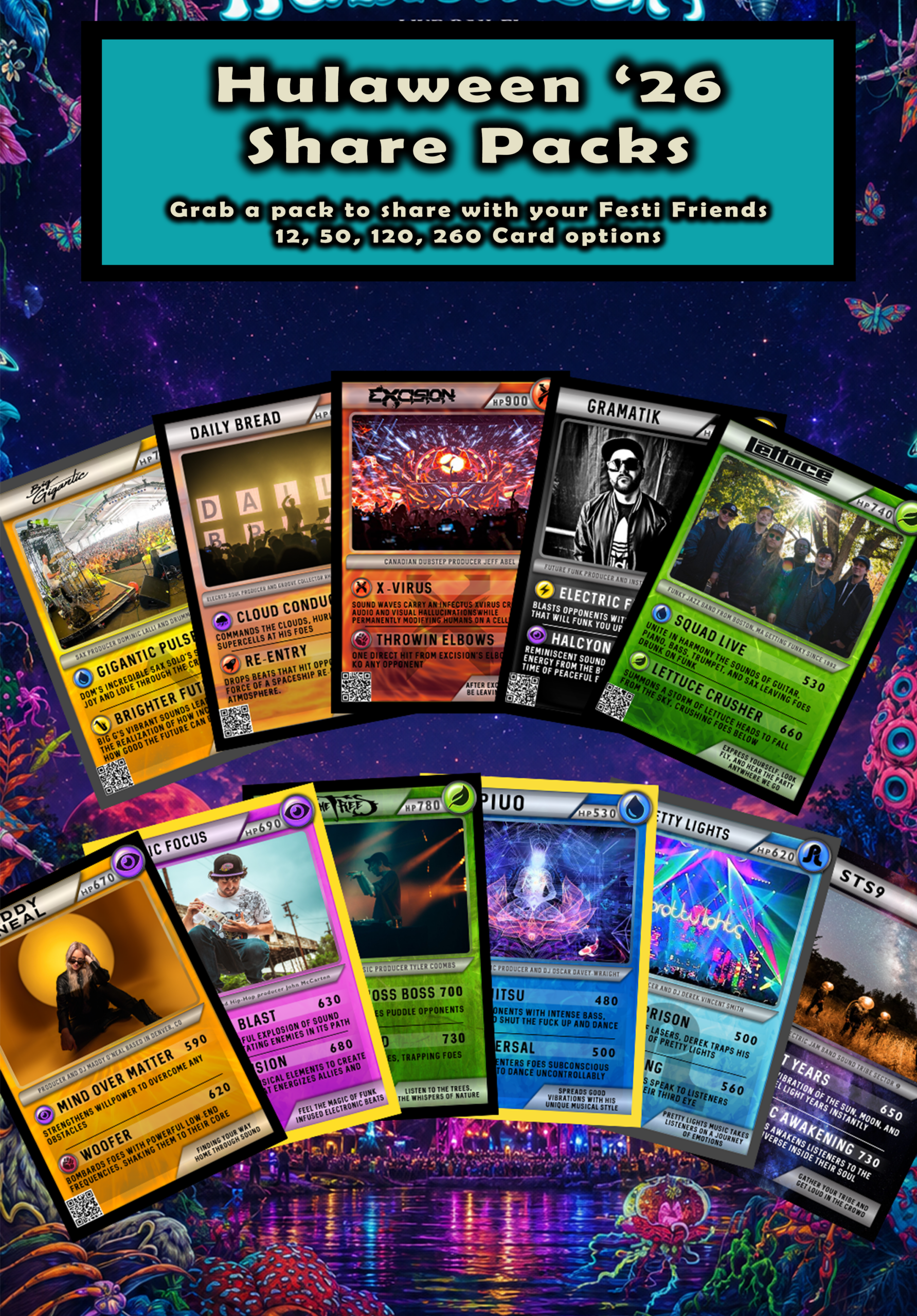 Hulaween 2026 Share Packs