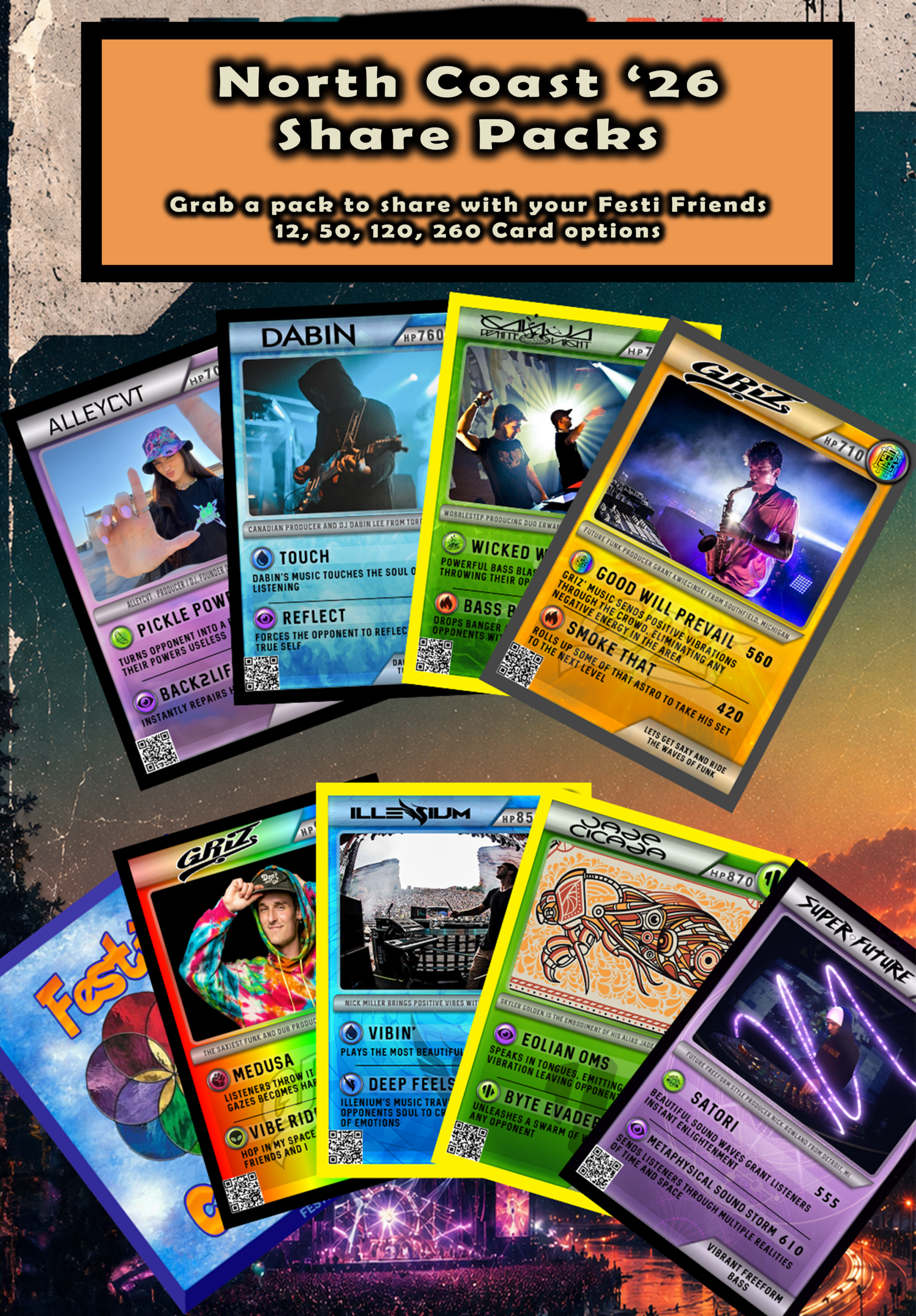 North Coast 2026 Share Packs