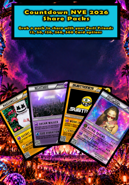 Countdown NYE 2026 Share Packs
