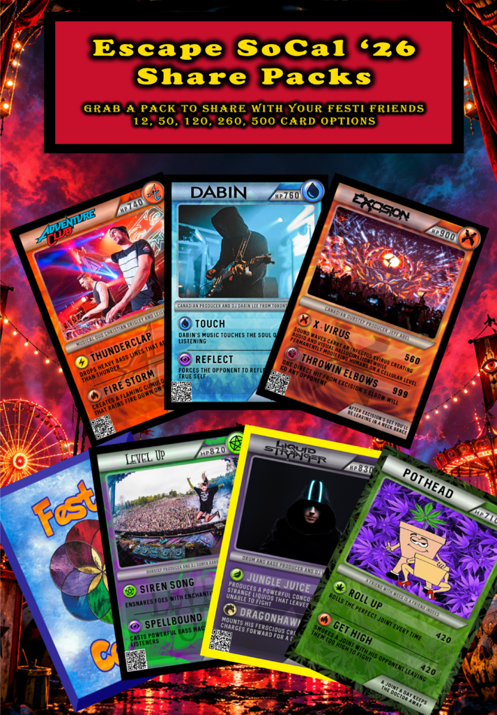 Escape SoCal 2026 Share Packs